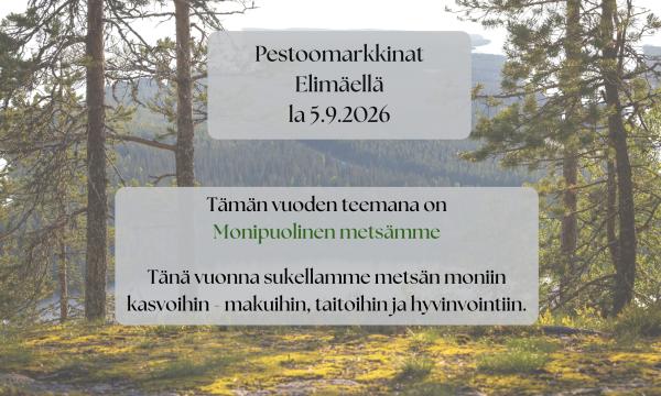 Pestoomarkkinat Elimaeellae la 5.9.2026 6